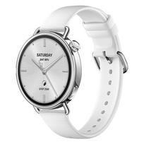 18mm Grainy Silicone Watch Strap for Xiaomi S4 41mm & Huawei GT5 Pro 18mm white