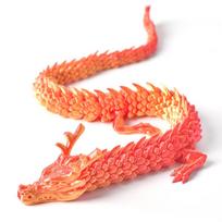 3D spausdintas drakono žaislo ornamentas - Kūrybiška rankų darbo dovanėlė figūrėlė