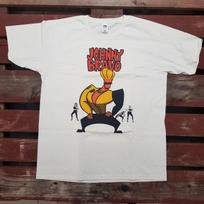 Sale I115 Johny Bravo movie music poster Vintage NATURAL color Men's T-Shirt Size L M black