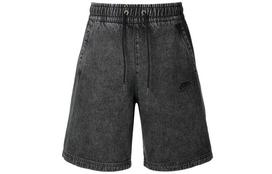 Nike Sportswear Denim Shorts Men's Black XL gray