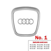 Audi A3 A4 B8 8P B9 8V A5 A6 C7 A7 Q3 Q5 Q7 Automobilio Vairo Rato Logotipas Ryškus Rėmelio Juostelė Galvanizuotas Emblema gray