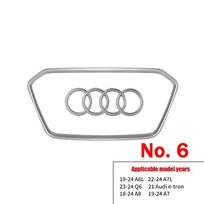 Audi A3 A4 B8 8P B9 8V A5 A6 C7 A7 Q3 Q5 Q7 Automobilio Vairo Rato Logotipas Ryškus Rėmelio Juostelė Galvanizuotas Emblema