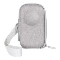 Action Camera Storage Case with Raised Top Lens Area Room, Soft Interior and Internal Hold Band for X6 Travel Carry white