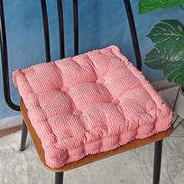 Thicken Corn Fleece Tatami Seat Office Chair Sofa Cushion Soft Pad Mat Pillow Winter Office Bar Home Decor 38X38CM rožinė