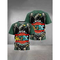 3D spausdinti drabužiai vyrams lauko drabužiai roko grupei A-ACDC 5XL black