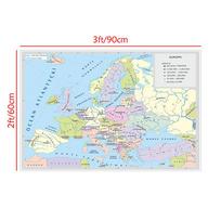 Prancūzijos žemėlapio fonas - Europos žemynas - Politinis pasiskirstymas, Sienų dekoras, Geografinis įrankis, Turizmo įrankiai 90*60cm white