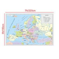 Prancūzijos žemėlapio fonas - Europos žemynas - Politinis pasiskirstymas, Sienų dekoras, Geografinis įrankis, Turizmo įrankiai 225*150cm