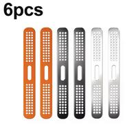 Metalinis apsauginis nuo dulkių tinklelis Mobiliojo telefono ausinės Garsiakalio anga Anti-dust Mesh for IPhone 17/17 Pro/17 ProMax Dulkių dangtelis Valymo rinkinys for iPhone 17 Pro orange