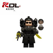 Gangster Space Toilet Soldiers Assemble Building Blocks People Movie Enthusiasts Collection black