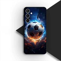 Futbolo Numeris Futbolo Dangtelis, skirtas Samsung Galaxy S22 S21 S20 FE Ultra Plus A07 A15 A16 A17 A25 A37 A57 + Coque Telefonų Dėklas Galaxy A17 blue