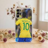 Futbolas 10 N-NeYmAr Telefono dėklas Skaidrus Silikoninis Minkštas Samsung A10,12,20,21S,30,31,40,50,51,52,70,71 Samsung a52 a52S