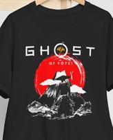 Ghost of Yotei Game Shirt Japan Samurai PS5 Gamer Lover Gift Fan Coming In 2026 XL red
