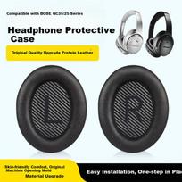 KOVOL BOSE QC35/25/15 Earphone Covers, Replacement Protective Covers, Doctor QuietComfort 35 Series Over-Ear Headphones Foam Ear Covers - Black