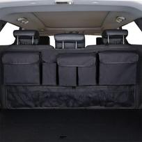 Universalus automobilio SUV/MPV organizatorius bagažinės galinės sėdynės laikymo krepšys automobilio galinės daugiafunkcinė tinklinė kišenė automobilio interjero reikmenys