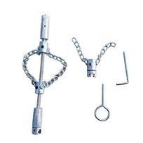 ABKP-Drain Cleaning Chain Knocker, Flex Shaft Cable Descaling Tool For 5/8  Springs, Sewer Dredge For PVC, Toilets & Boilers gray