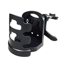 Kortelių jungties puodelio laikiklis - Universalus automobilio buteliuko laikiklis oro išleidimo angai Car air outlet cup holder juoda