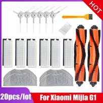 Pagrindinis šepetėlis Hepa filtras Šluostė Xiaomi Mi robotui-siurbliui-mopui Essential Mijia G1 MJSTG1 Atsarginės dalys Skv4136gl Priedai