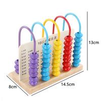 Montessori matematikos žaislai mediniai abakasai sudėjimo ir atimties aritmetikos mokymosi abakuso mąstymo žaidimai mokomieji žaislai vaikams multi