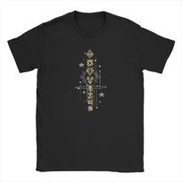 Clair Obscur Expedition 33 Game Men T Shirts  Novelty Tee Shirt Short Sleeve O Neck T-Shirts 100% Cotton Gift Idea Clothing M gray
