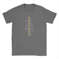 Clair Obscur Expedition 33 Game Men T Shirts  Novelty Tee Shirt Short Sleeve O Neck T-Shirts 100% Cotton Gift Idea Clothing 4XL gray