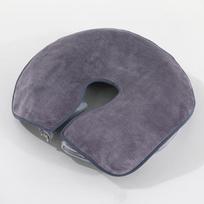 Mikropluošto galvos pagalvėlės dangteliai U formos veido pagalvės dangteliai Storas galvos atramos pagalvėlės veido priežiūros grožio SPA masažo reikmenys tamsiai pilka spalva