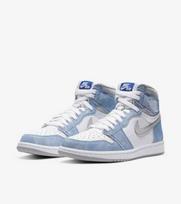 555088-402 Nike Air Jordan 1 High OG Hyper Royal (Men's) 8 gray