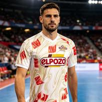 2026 Karštas Ispanijos futzalo lygos Elpozo Murcia futbolo marškinėliai Sportiniai Greitai džiūstantys Marškinėliai Patogūs Šeimos Vaikų Marškinėliai 2XL