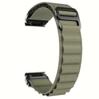 QuickFit 20/22/26mm Nylon Watch Strap for Garmin Fenix 8 7 Pro 7S 5X 5Plus Band Fenix 6XPro  Forerunner 965/955/945 Instinct 22mm gray