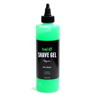 Tom 45 Men's Shaving Gel Skin-replenishing Vitamin E and soothing Aloe Vera Non-foaming, fresh scent Clear Sensitive Moisturizer 8 oz 1 pc black