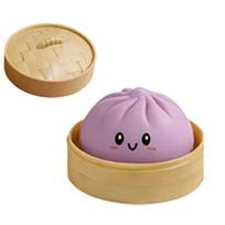 Glitter Dumpling Squishy With Box Sensory Stress Relief Squeeze Fidget Toy