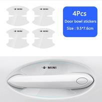 Car Door Bowl Film Transparent Handle Sticker Protector Cover For Mini Cooper JCW Works R56 R50 F54 F55 F56 F57 F60 R52 R55 R53