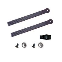 Pakeitimas snieglentės kulkšnies diržams su jungimo sagtimis riedlentininkams 205x20mm black