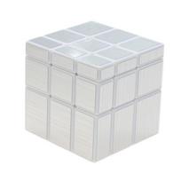 Shengshou 3X3 Mirror Magic Cube Professional 3X3X3 Gold&Silver Cubo Magico Puzzle Speed Classic Toys white