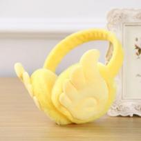 Wings Earmuffs Multicolor Sweet Lolita Spice Girl Lovely Warm Winter Thickened Woman Solid Color Everyday Versatile Ear Muffs yellow