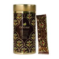 Octavius | Instant Coffee Premix - 10 Sachets | Coffee Sachets | Hot & Cold Coffee | Instant Cappuccino Coffee | (15 Gm X 10 Single Serve Sachets) black