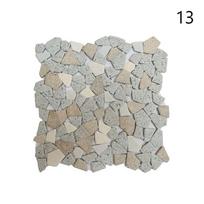 30x30cm Spalvotos Keraminės Žvyro Mozaikinės Plytelės Karšto Šaltinio Baseino Žuvų Baseino Fragmentai Tualeto Neslystanti Plytelė Grindų Sienų Dekoras „Pasidaryk pats“ 30x30cm