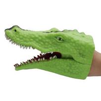 Simuliacinis gyvūno lėlinis žaislas Realistiškas dinozauras Ryklis Arklys Krokodilas Rankinė lėlė Vaikams Suaugusiems Interaktyvus vaidmenų žaidimas Minkštos gumos rankinė pirštinė