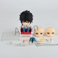 1200 DEATH NOTE Figure Yagami Light Adorable Edition 10CM L·Lawliet PVC Action Figure Amine Toygift Collectible Figurine beige