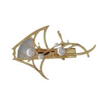 Fashionable Pearls Hair Clip Adornment Unique Manta Ray Shaped Pearls Hair Clip for Women Children's Hairstyling Needs 1 gray