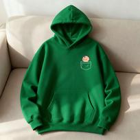Matching Bubu Dudu Bear Pocket Couple Hoodies Anniversary Gift Clothing Cute Daily Life Fall Winter Men Women 3XL black