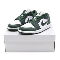 DC0774-113 Nike Air Jordan 1 Low Galactic Jade White Khaki Forrest (Women's) 5W black