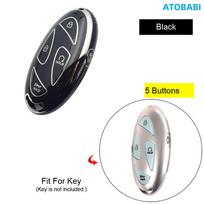 Tpu Car Key Cover For Hyundai Santa Fe   Sonata Grandeur Staria Kona Ioniq Tucson Elantra Remote Fobs Shell Protect Case black