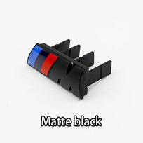 3D ABS Automobilio Priekinės Grotelių Ženkliukas Emblema BMW M Logotipui X1 X2 X3 X4 X5 X6 F48 G01 E84 E83 F39 F10 F30 G11 G07 G86 G80 G60 E60 E46 7.3 x 2.3cm