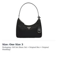 PRADA Re-Edition 2005 Re-Nylon ir Saffiano Mini Pečių Krepšys Juodas 1NE204_R064_F0002 One Size 3 black