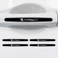 Automobilio durų rankenėlės dubenėlio apsauginės lipdukai Automobilio rankenėlės Anti-collision juosta Peugeot 206 307 308 3008 207 208 408 508 2008 5008