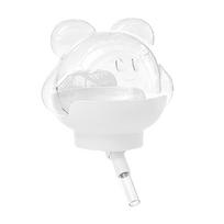 Plastic Drinking Bottle For Hamster Cage With AntiLeak Technology And Magnetic Mounted Waterer For Small Animal Watering 1 white