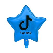 Unique Tik Tok Themed Star Foil Balloon To Create Happy And Memorable Party Moments RoseRed Star,45cm/18in purple