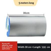 5M Super Lipni Aliuminio Folijos Butilo Gumos Juosta Atspari Temperatūrai Vandeniui Nelaidi Stogo Vamzdžio Nuotėkio Sustabdymo Įtrūkio Kanalo Remonto Juosta