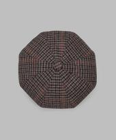 Maia Wool Beret-D Brown Black/Free gray