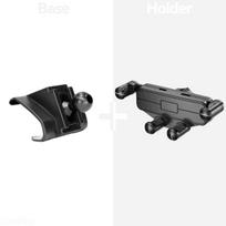 For Jeep Wrangler JL 2018 2019-2023 Car Phone Holder Wireless Charger Holder Phone Auto-Clamping Strong Magnetic Holder Base Only base no holder black
